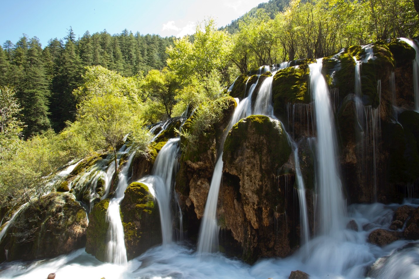jiuzhaigou waterfall