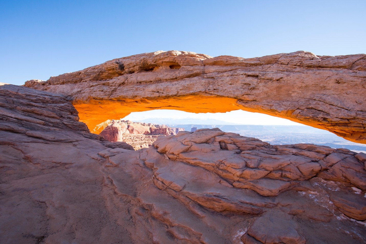 mesa arch at canyonlands national park