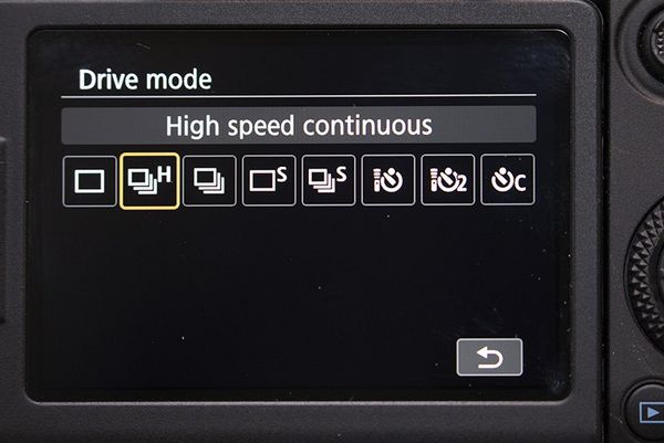 a fast drive mode screen