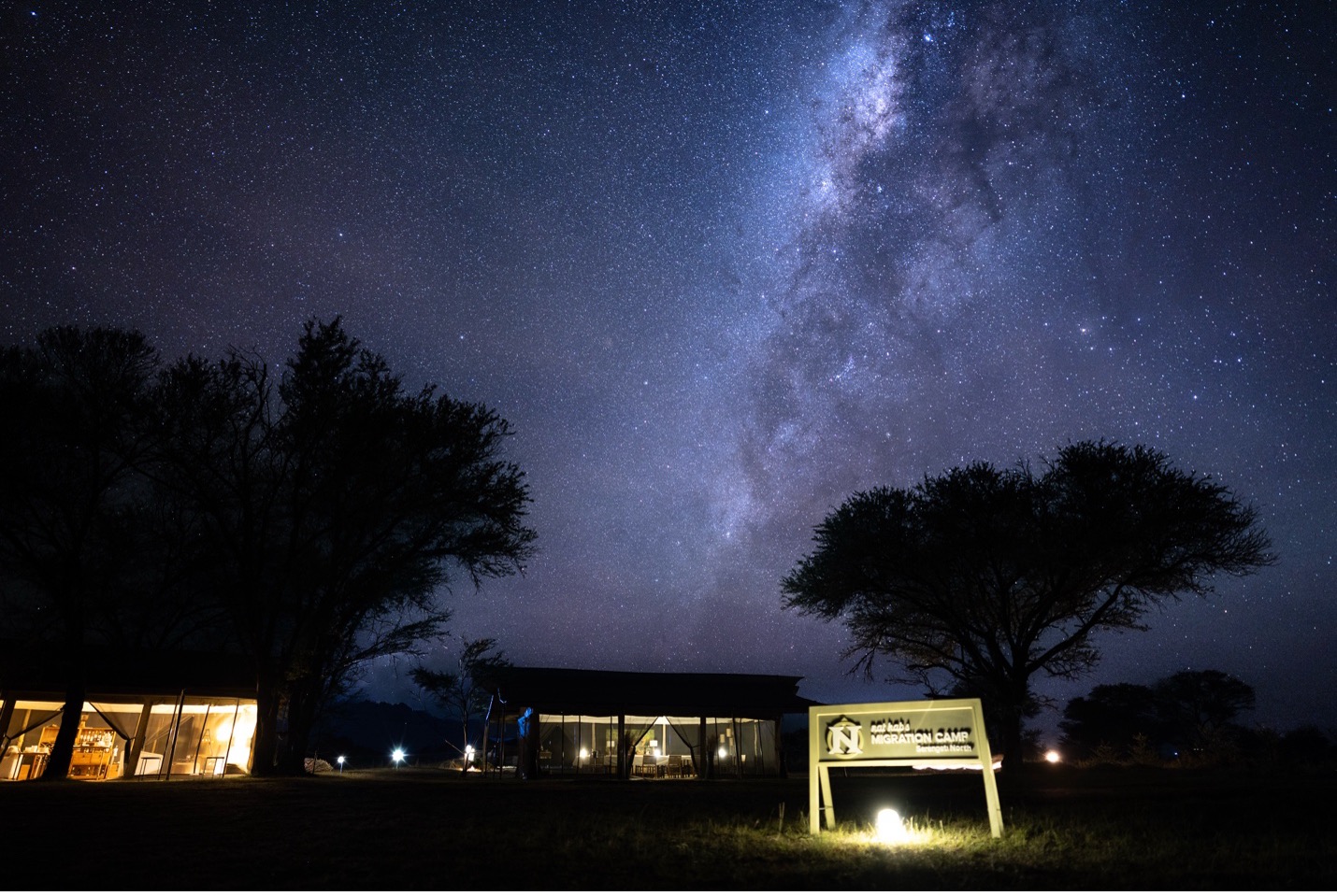 milky way over Tanzania