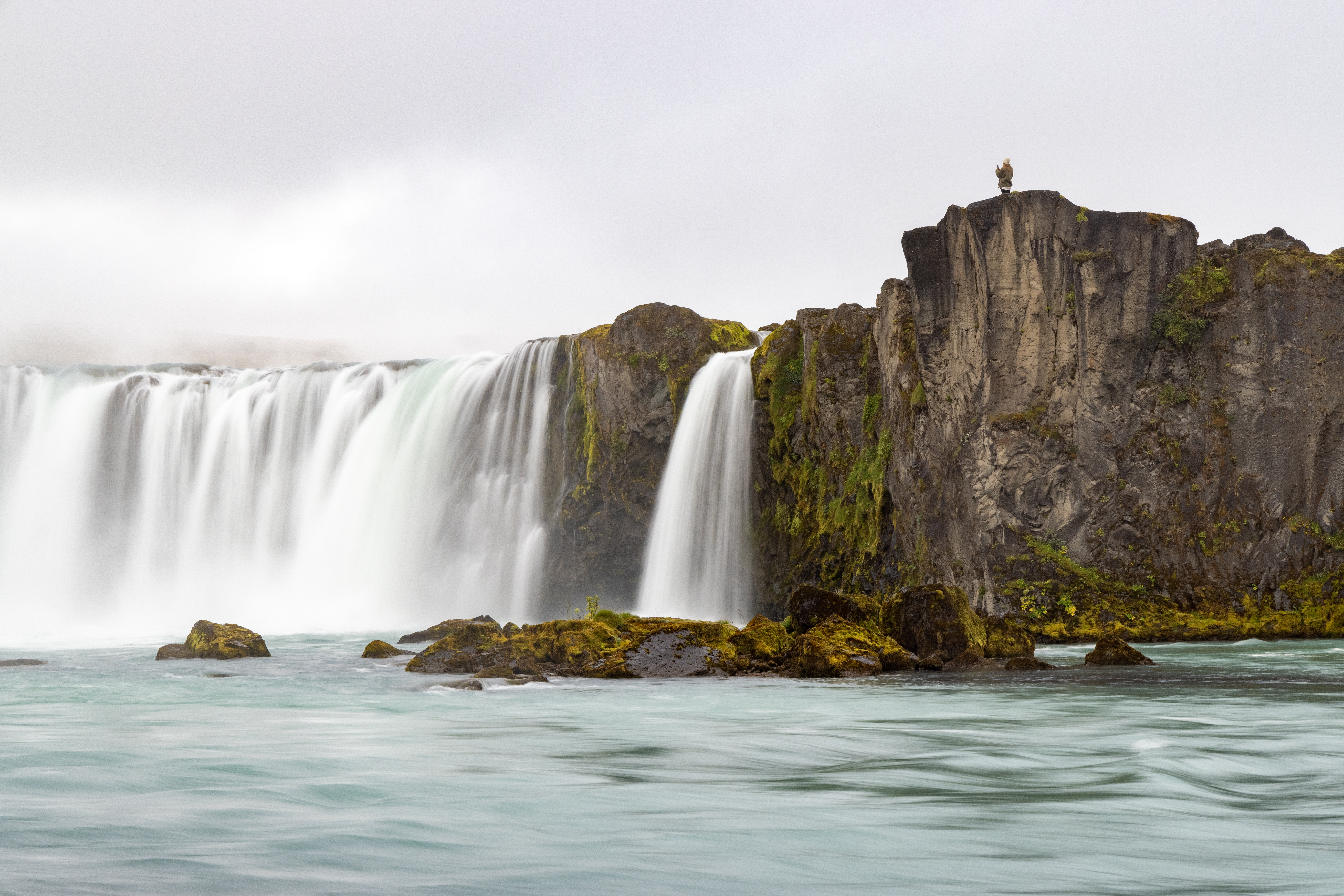 a silky waterfall in iceland